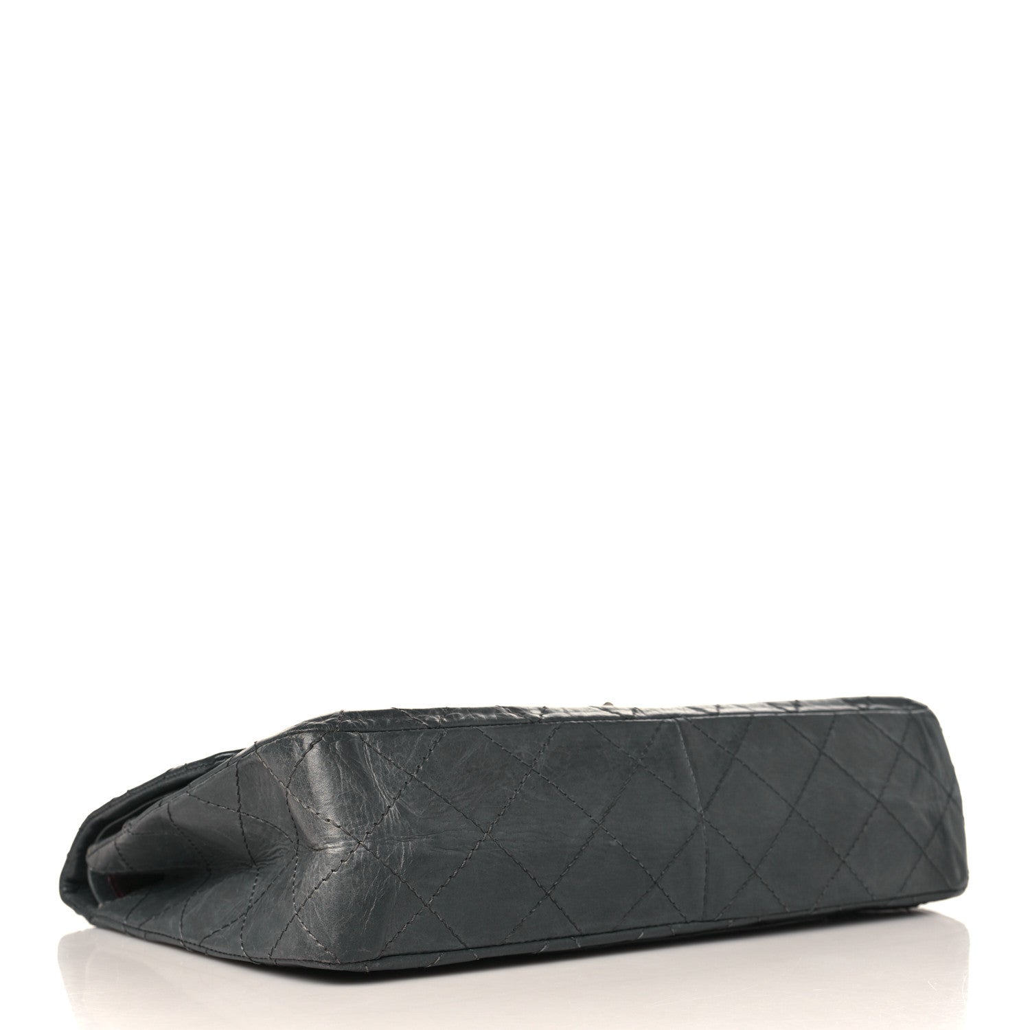 Chanel Aged Calfskin Quilted 50th Anniversary 2.55 Reissue 227 Flap Grey 5 of 10