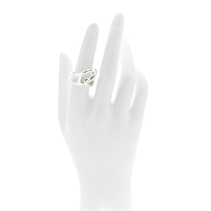 Hermes Sterling Silver Chaine D'Ancre Punk Ring 52 6 2 of 6