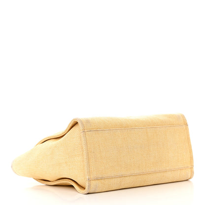 Chanel Woven Straw Raffia Medium Deauville Tote Beige 4 of 22