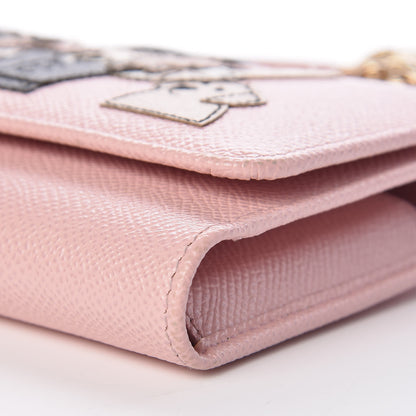 Dolce & Gabbana Dauphine Family Patch Mini Von Bag Rosa Carne 8 of 8