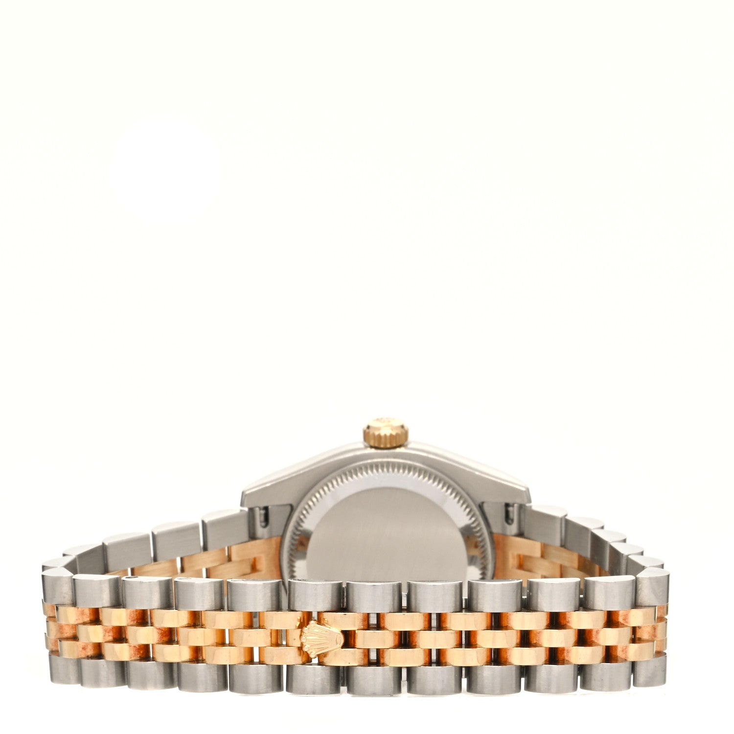 Rolex Stainless Steel 18K Yellow Gold Diamond 26mm Oyster Perpetual Datejust Watch Champagne 179173 3 of 5