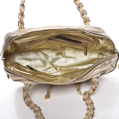 Gucci Goatskin Small Capri Bowler White Gold 5 of 23