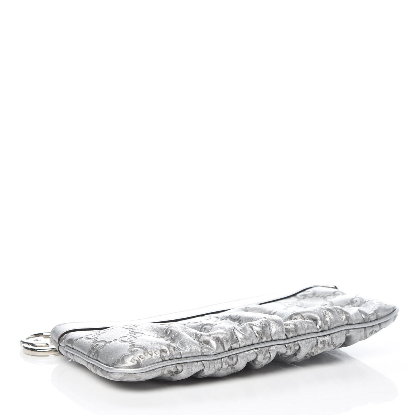 Guccissima New Britt Wristlet Silver