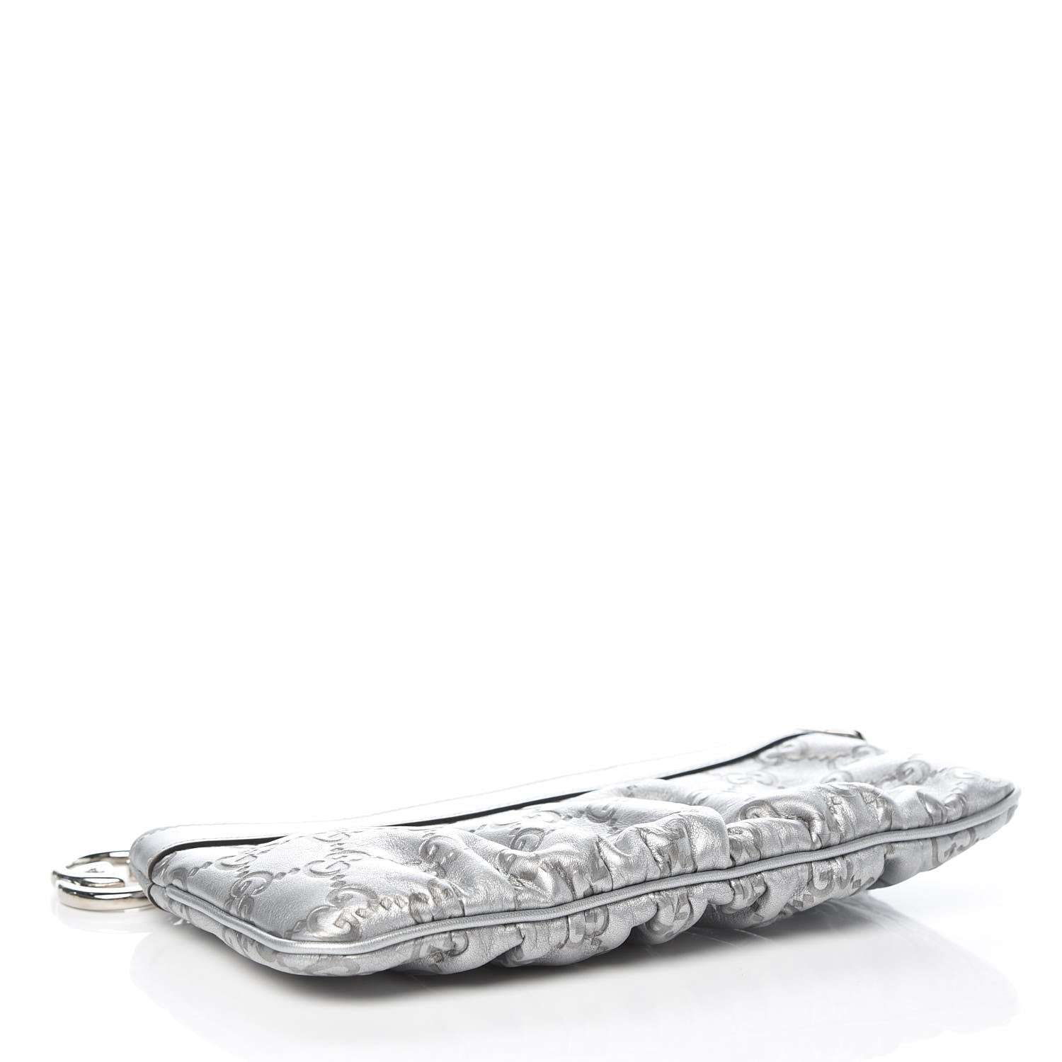 Gucci Guccissima New Britt Wristlet Silver 4 of 8