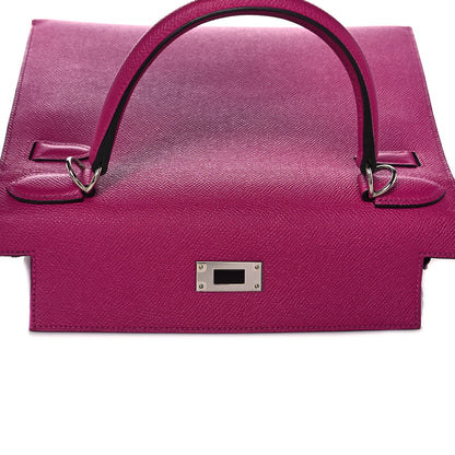 Hermes Epsom Kelly Sellier 28 Rose Pourpre 16 of 37