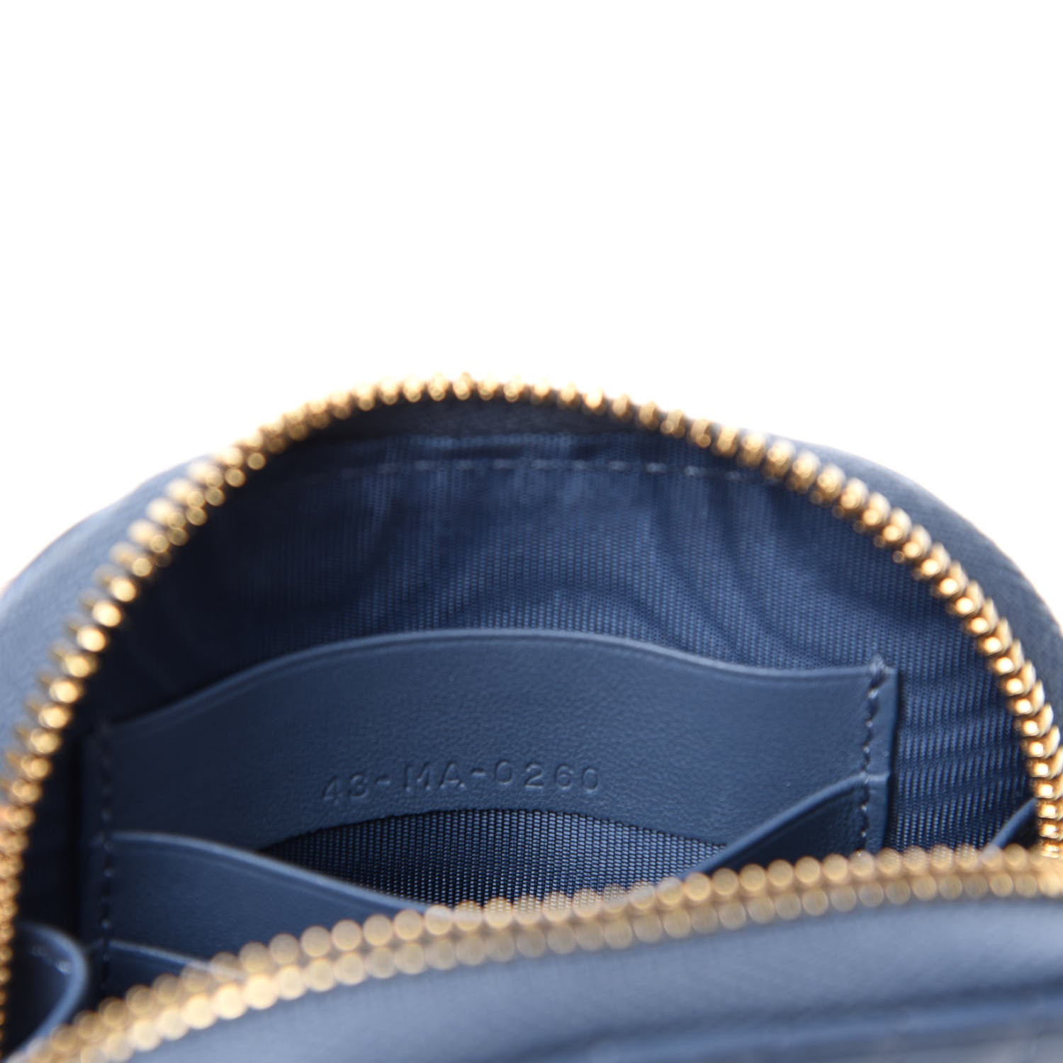 Christian Dior Lambskin Cannage Lady Dior Phone Holder Denim Blue 10 of 12