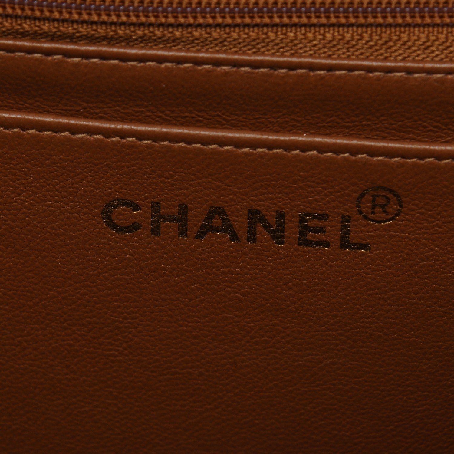 Chanel Lambskin Quilted Bekko Jumbo Single Flap Dark Beige 6 of 10