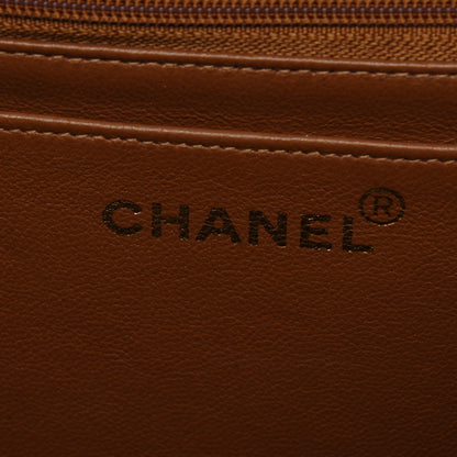 Chanel Lambskin Quilted Bekko Jumbo Single Flap Dark Beige 6 of 10