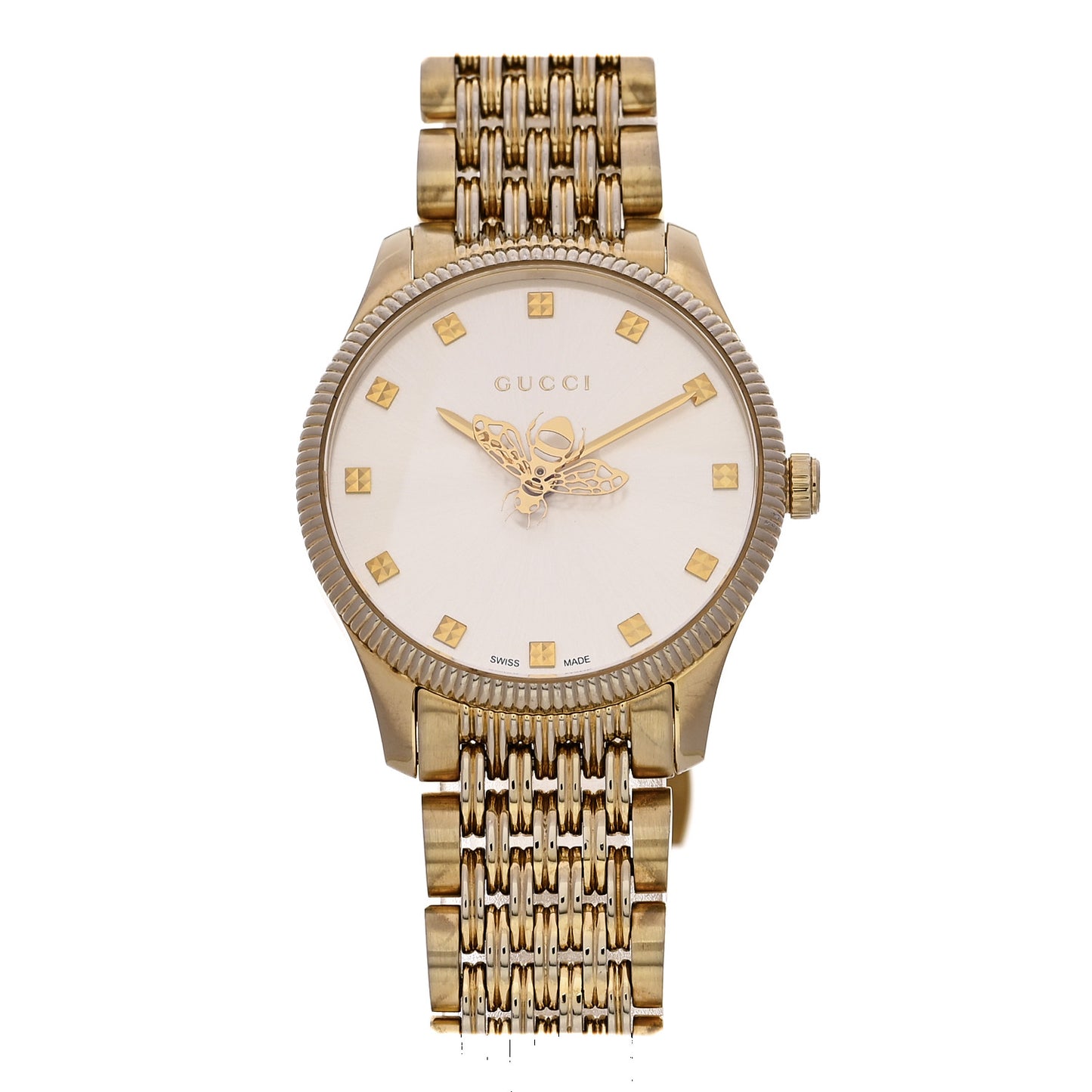 Stainless Steel 29mm G-Timeless Bee Quartz Watch Gold
