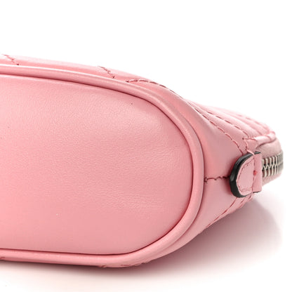 Gucci Calfskin Matelasse GG Marmont Pouch Cosmetic Case Wild Rose 10 of 10