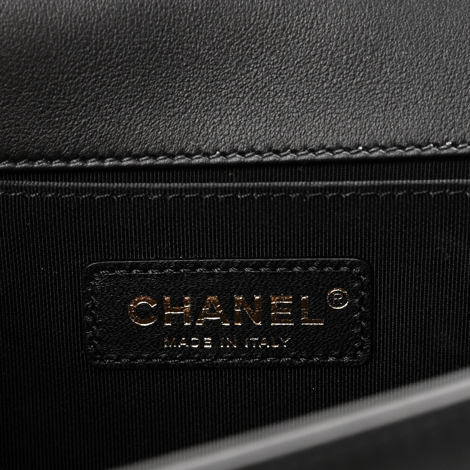 Chanel Calfskin Quilted Medium Boy Flap Black 5 of 10