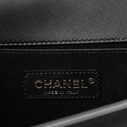 Chanel Calfskin Quilted Medium Boy Flap Black 5 of 10