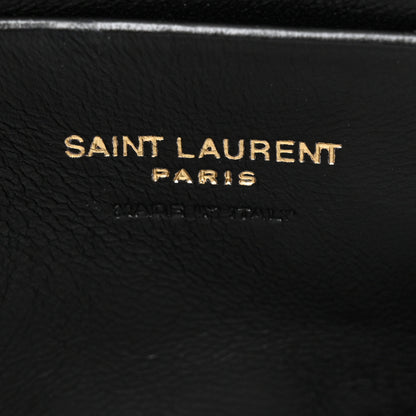 Saint Laurent Calfskin Matelasse Monogram Mini Lou Camera Bag Light Musk 6 of 10