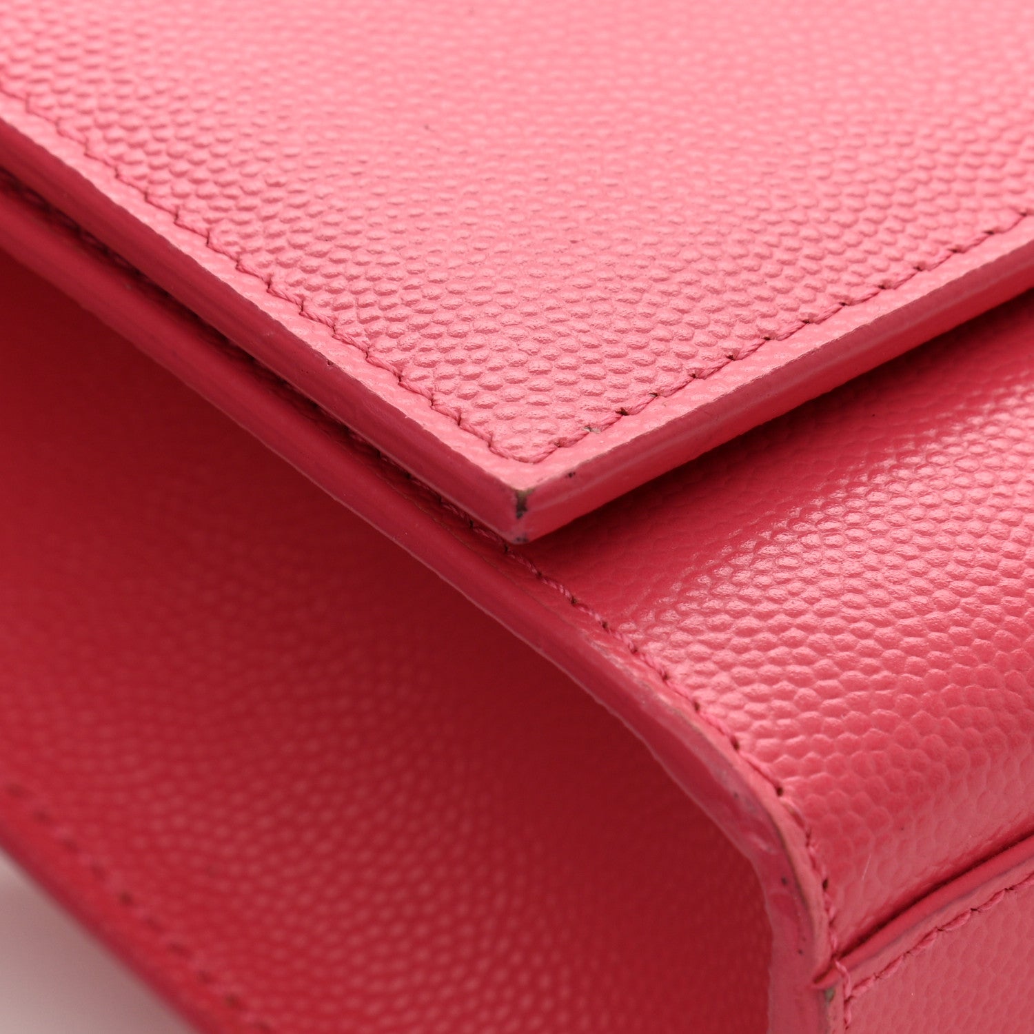 Saint Laurent Grain De Poudre Medium Classic Monogram Kate Satchel Rose Clair 15 of 15