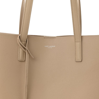 Saint Laurent Calfskin North-South Shopping Tote  Dark Beige 9 of 11