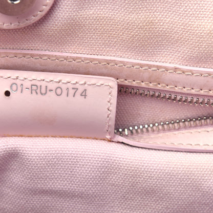 Christian Dior Coated Canvas Cannage Panarea Shopping Tote Pink 7 of 14