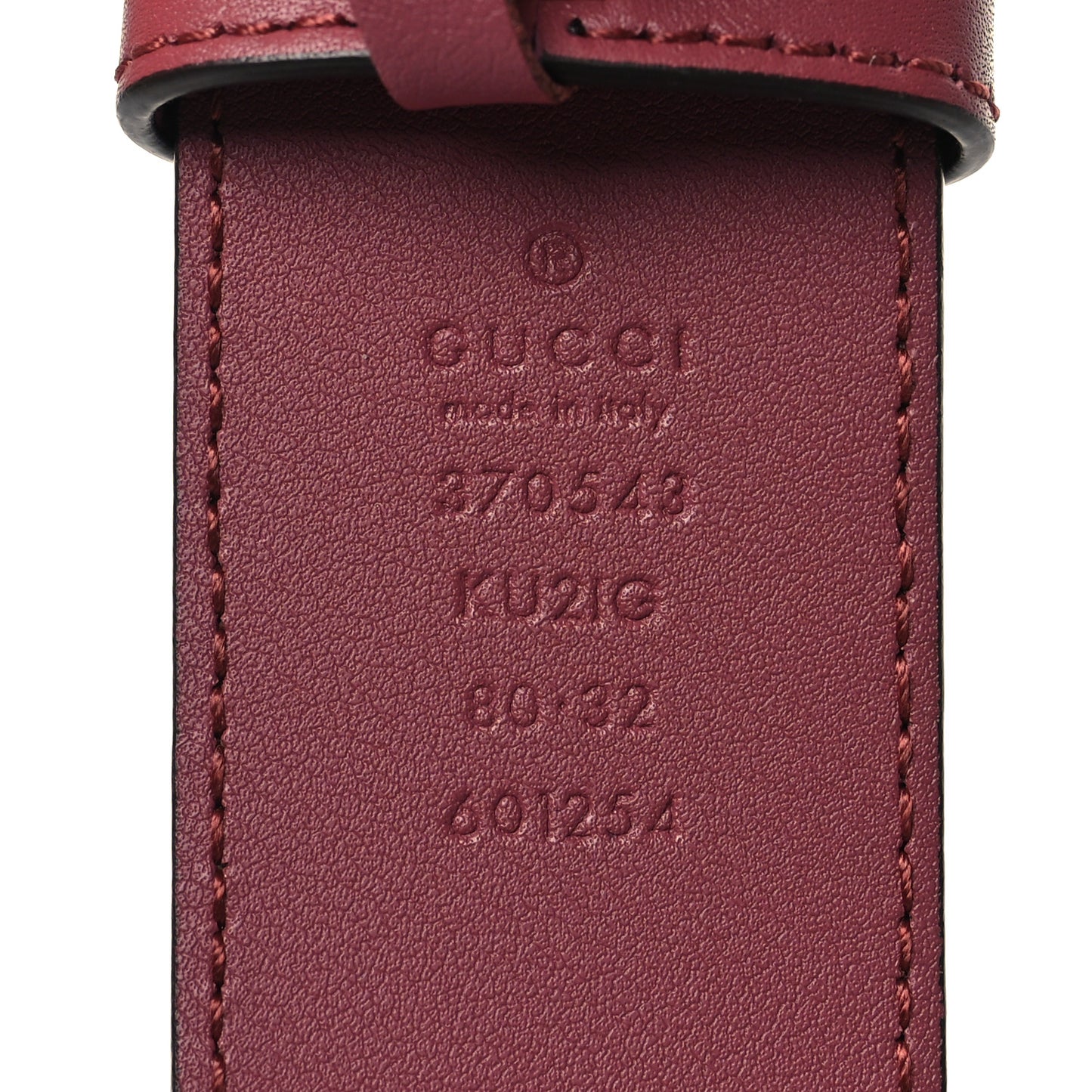 GG Supreme Monogram Blooms Moon Calfskin Interlocking G 37mm Belt 80 32 Beige Ebony Multicolor Dry Rose