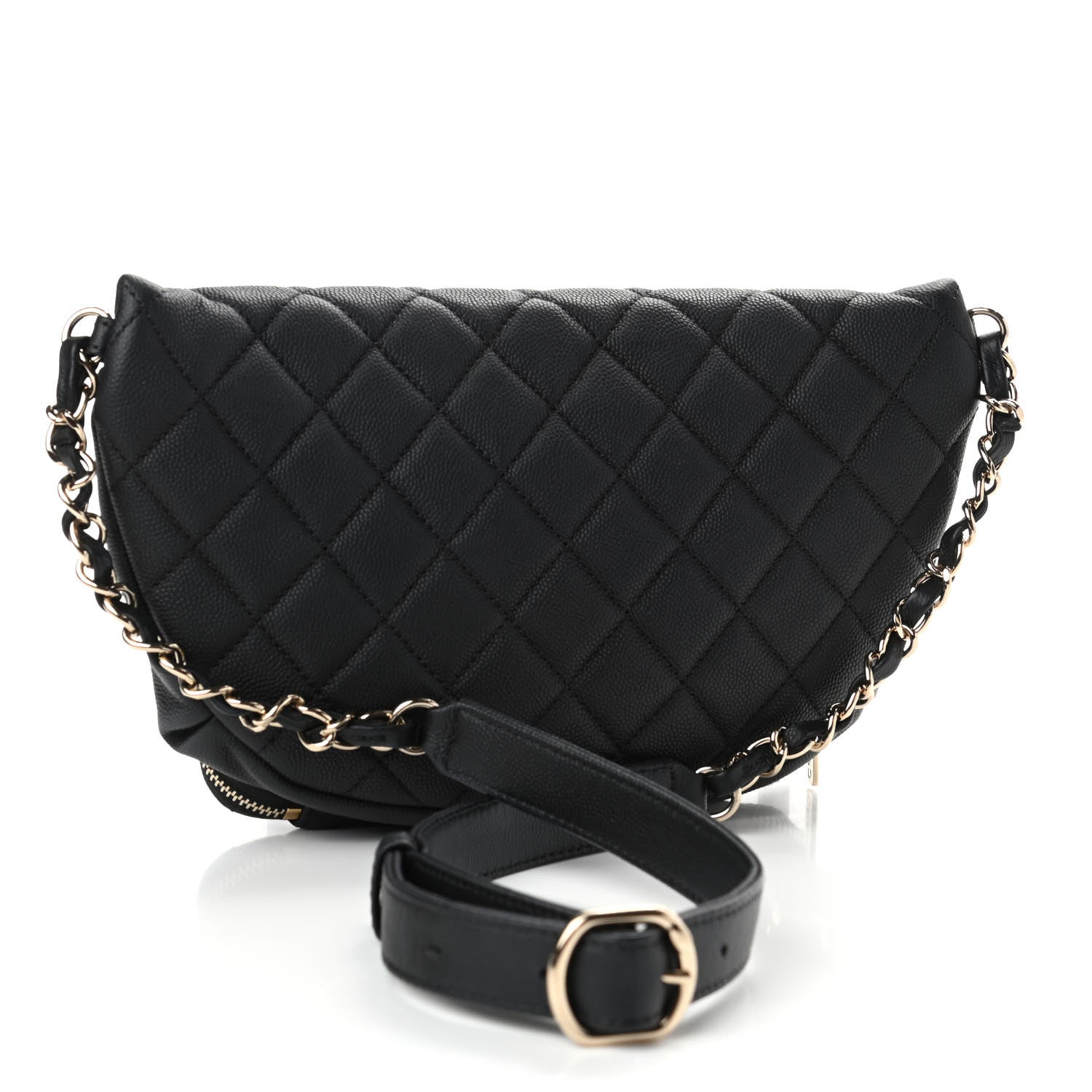 Chanel Caviar Quilted Business Affinity Waist Belt Bag Black 2 of 4