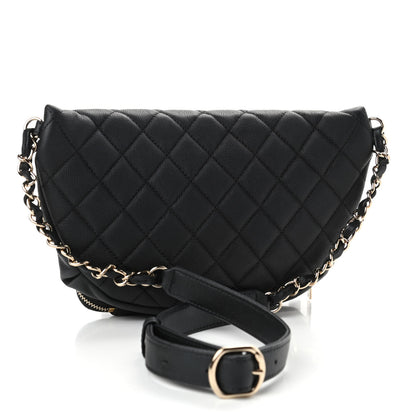 Chanel Caviar Quilted Business Affinity Waist Belt Bag Black 2 of 4