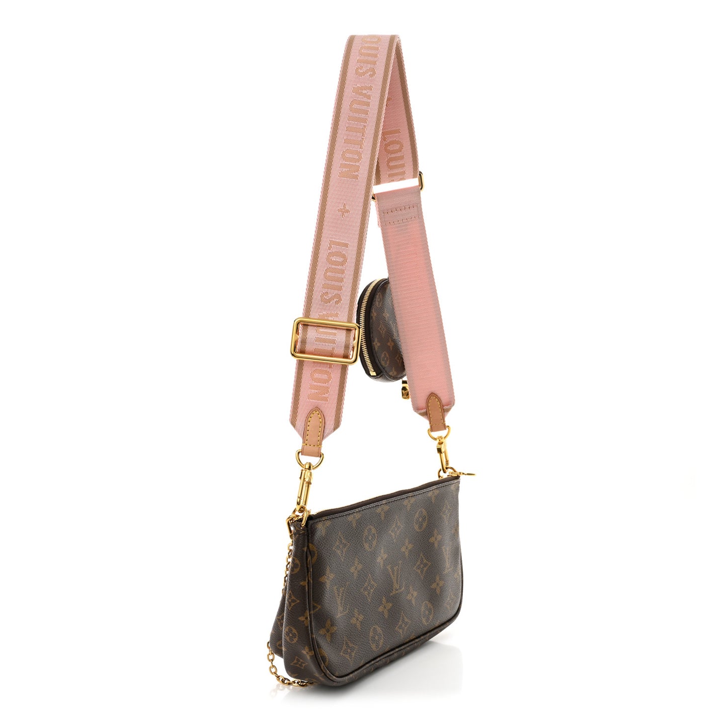 Monogram Multi Pochette Accessories Rose Clair