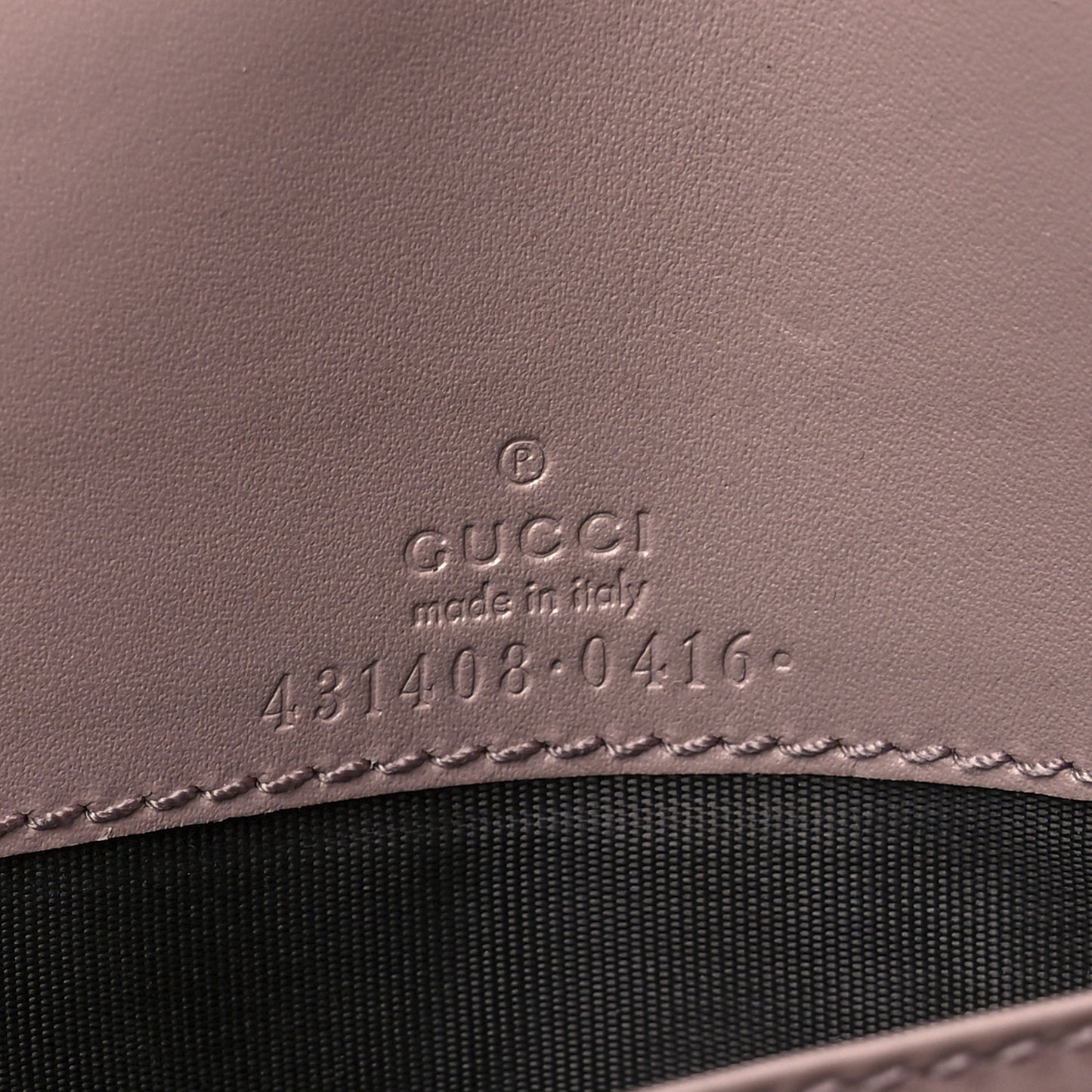 Guccissima Signature Bowy Chain Wallet Dark Cipria