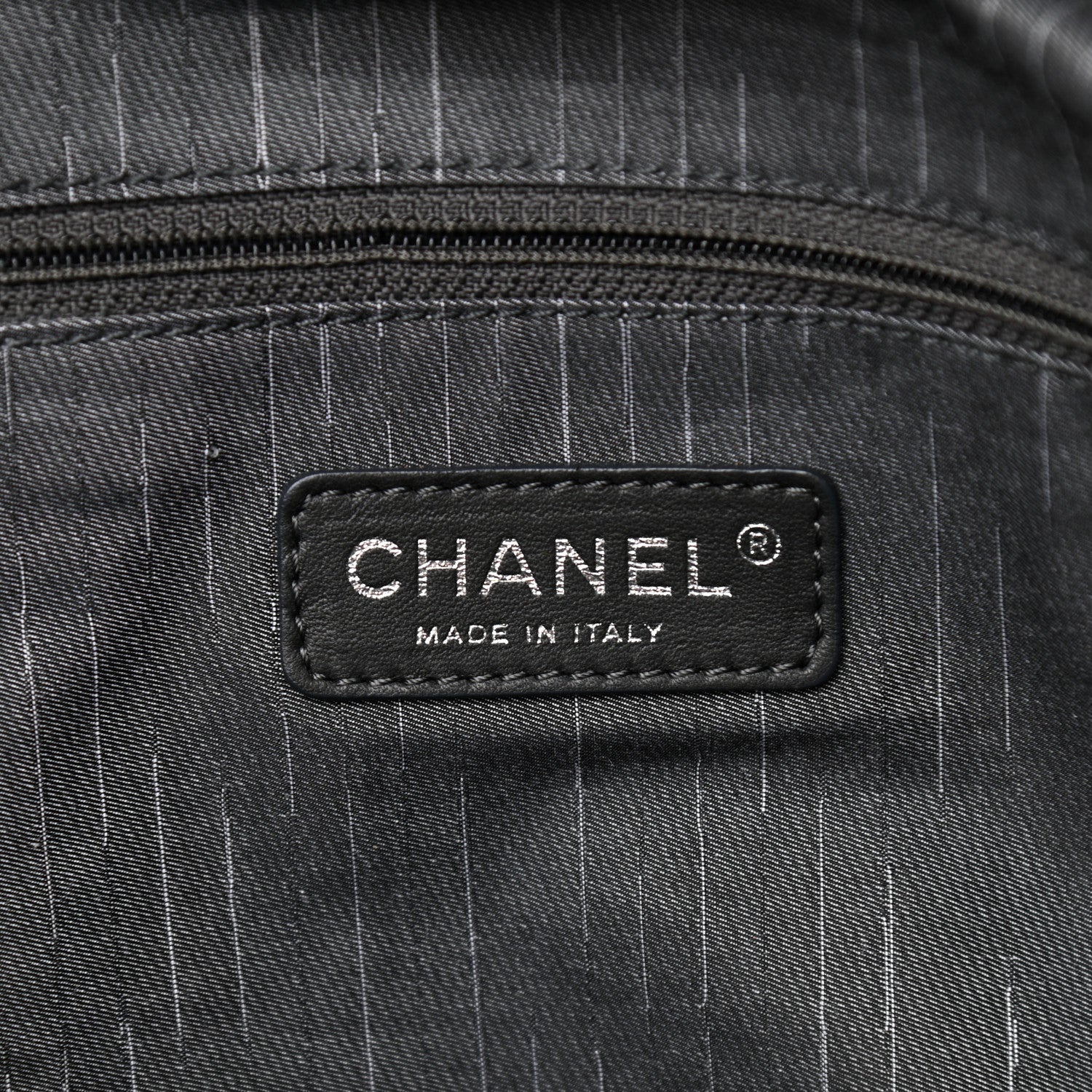 Chanel Washed Calfskin Tote Black 12 of 18