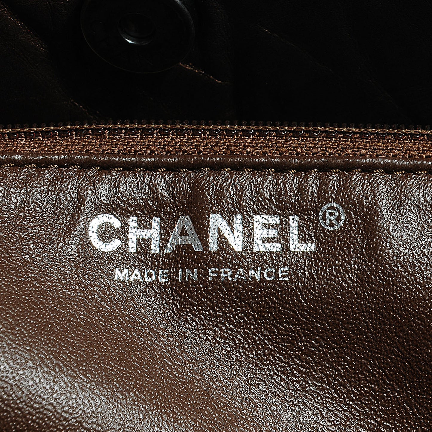 Aged Calfskin Reissue 2.55 Tote Bronze