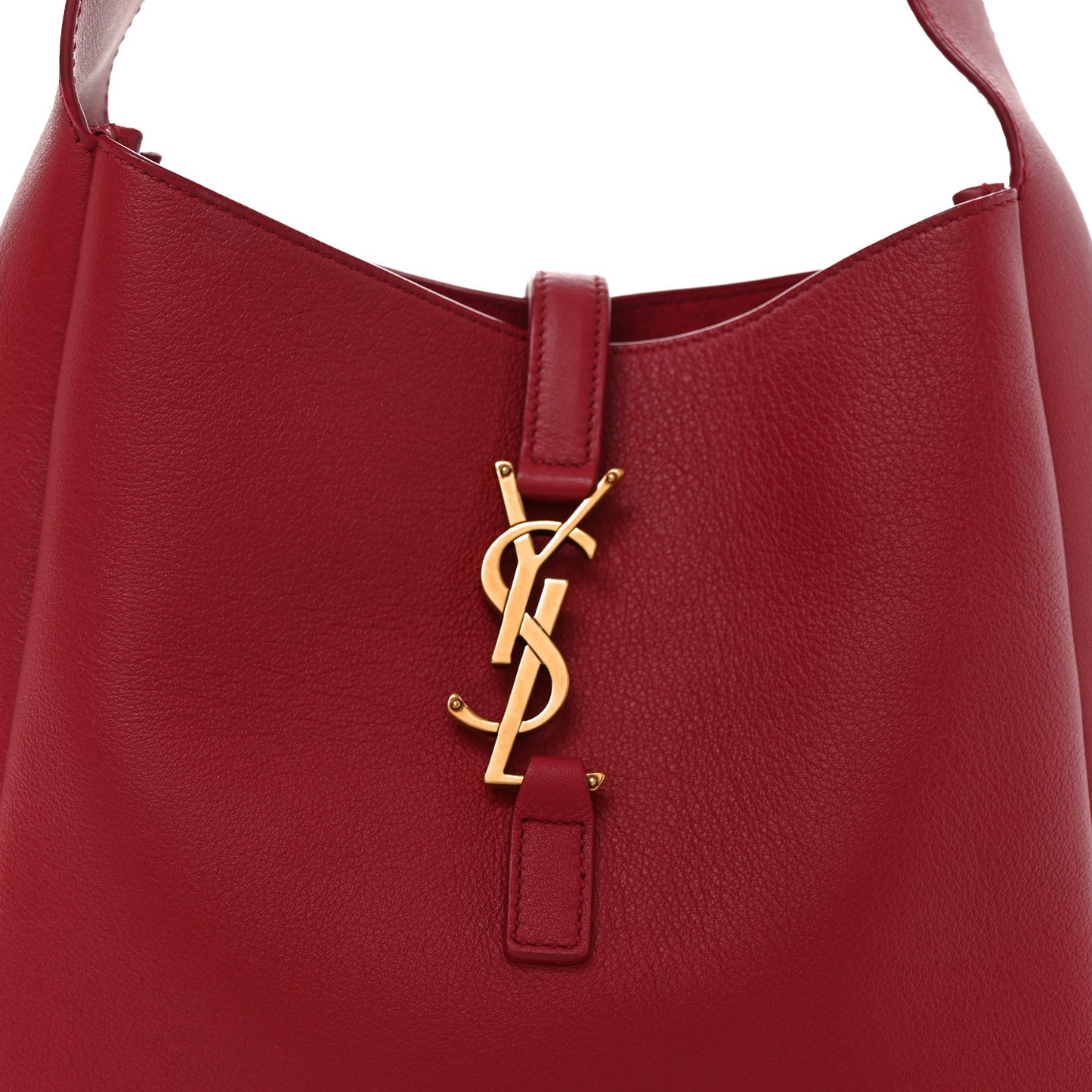 Smooth Calfskin Small Le 5 A 7 Soft Hobo Cherry Jam