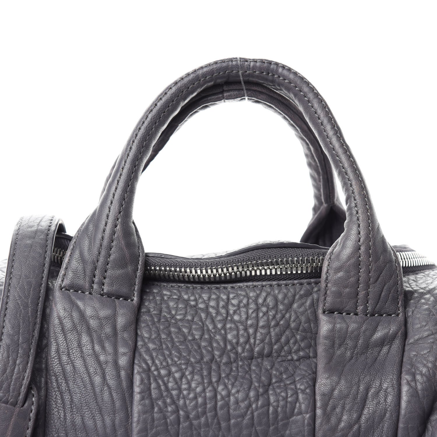 Alexander Wang Pebbled Lambskin Rockie Tundra Antique Silver Hardware 10 of 10