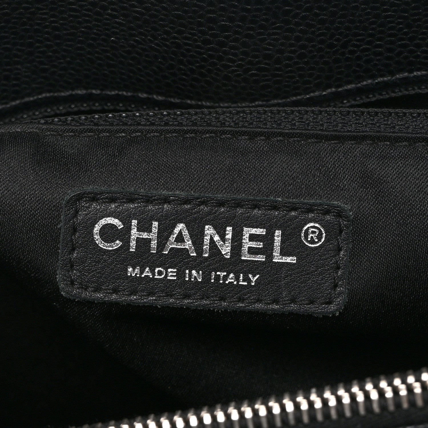 Chanel Caviar Quilted Grand Shopping Tote GST Black 6 of 10