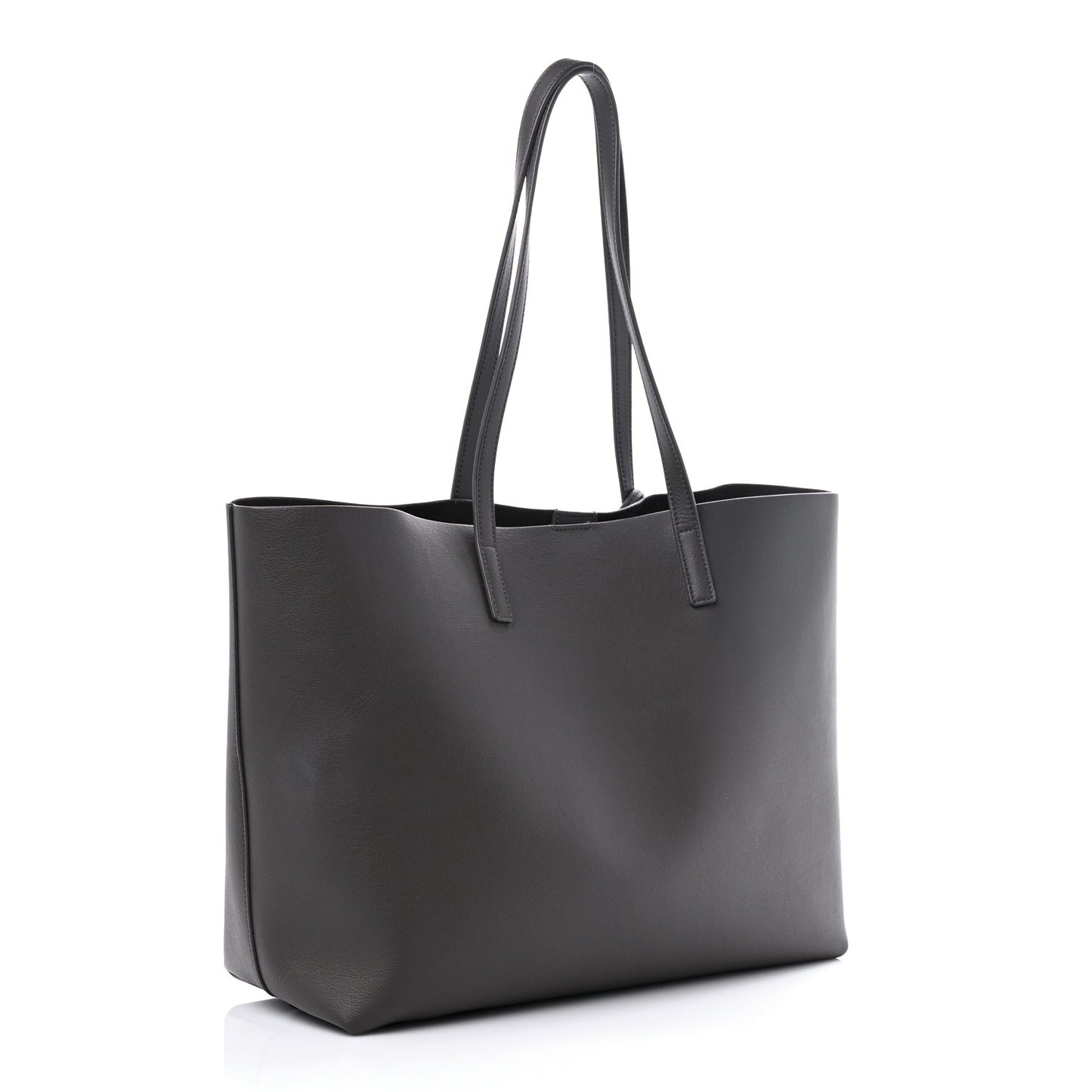 Calfskin Large Shopping Tote Pebble