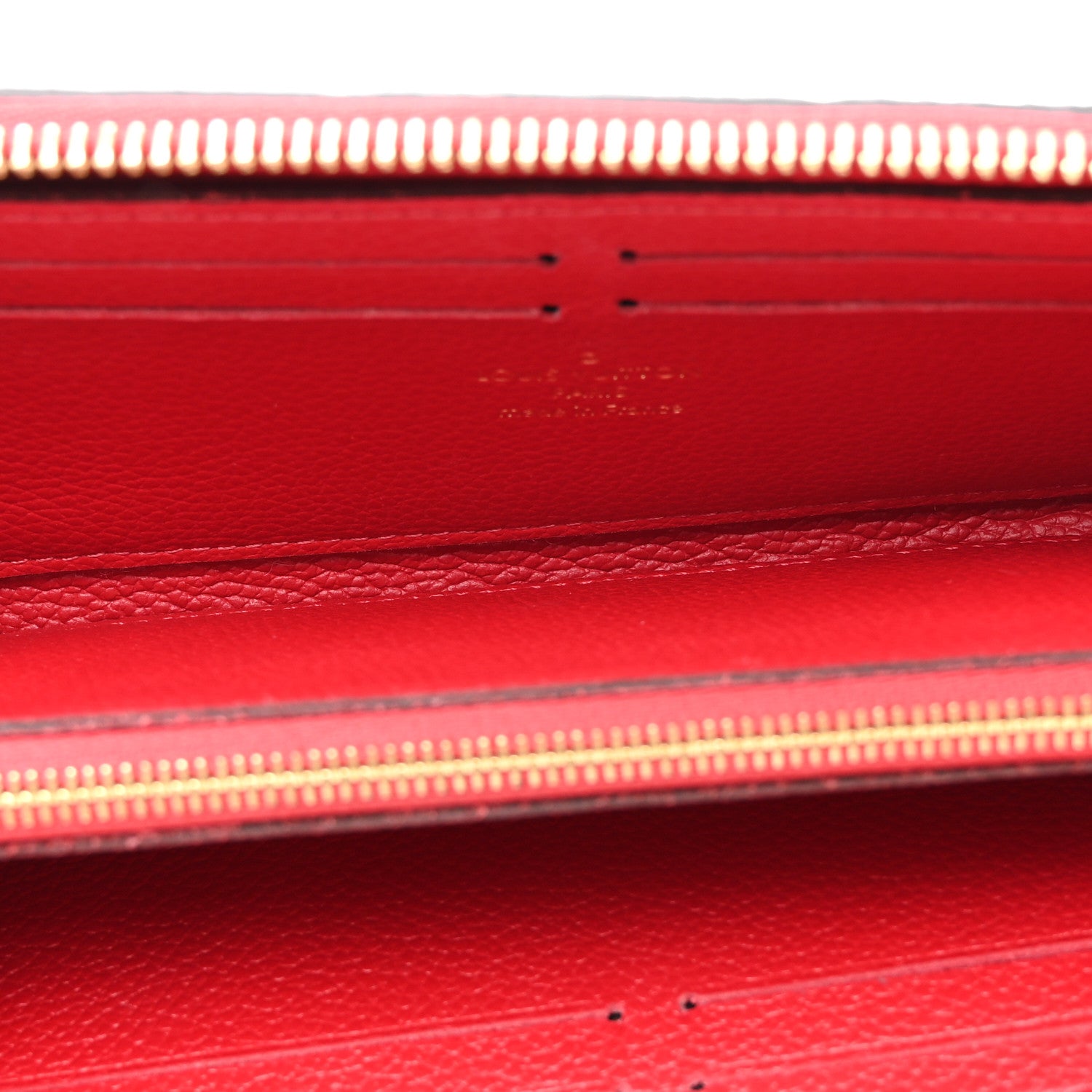 Louis Vuitton Empreinte Clemence Wallet Scarlet 5 of 7
