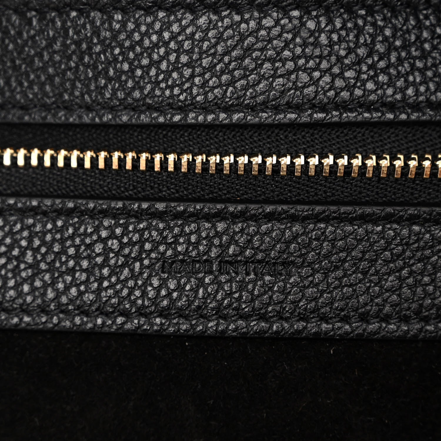 Celine Soft Grained Calfskin Medium Belt Cabas Phantom Black 6 of 11