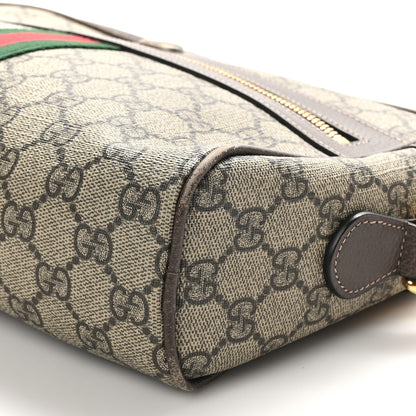 Gucci GG Supreme Monogram Web Small Ophidia Shoulder Bag Brown 10 of 10