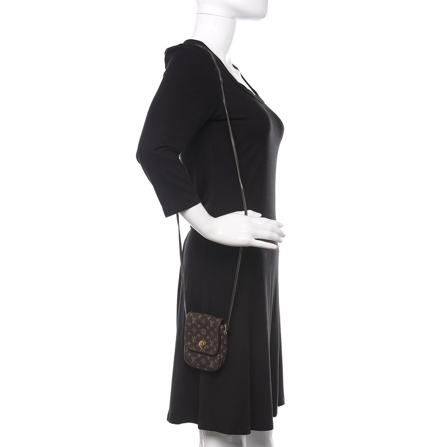 Monogram Mini Lin Pochette Cancun Ebene