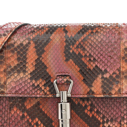 Gucci Snakeskin Small Jackie Shoulder Bag Deep Paprika Rocky 7 of 12