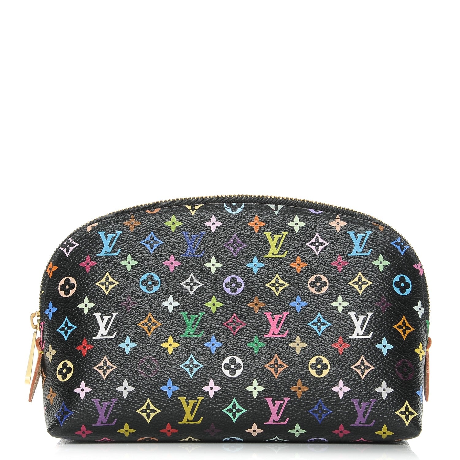 Louis Vuitton Monogram Multicolor Cosmetic Pouch Black Grenade 1 of 7