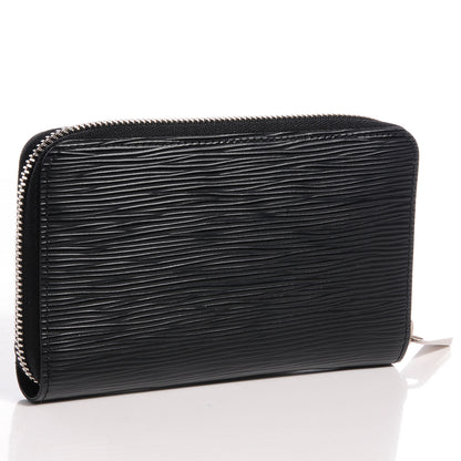 Louis Vuitton Epi Leather Zippy Compact Wallet NM Black 3 of 8