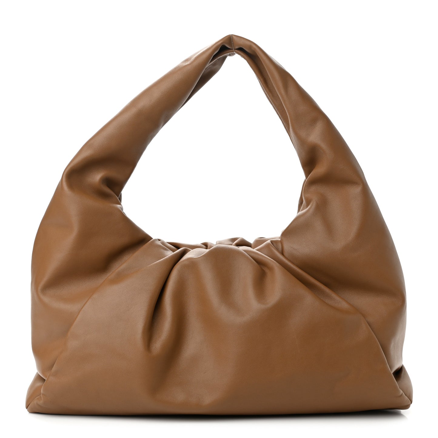 Smooth Butter Calfskin Small The Shoulder Pouch Cammello