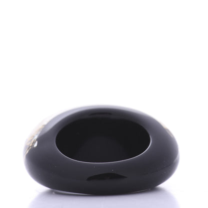 Louis Vuitton Resin Swarovski Crystal Inclusion Ring L Black 3 of 4