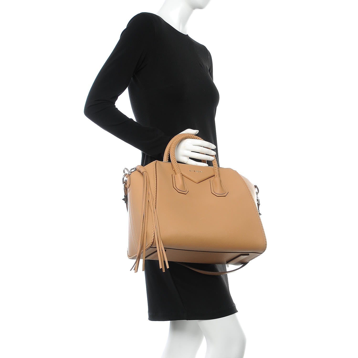 Givenchy Sugar Goatskin Braided Medium Antigona Medium Beige 3 of 8
