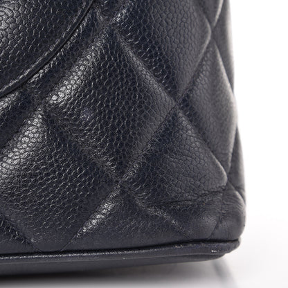 Chanel Caviar Quilted Medallion Tote Navy 21 of 22