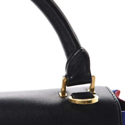 Celine Smooth Calfskin Small Tri-Color Trapeze Black 9 of 14