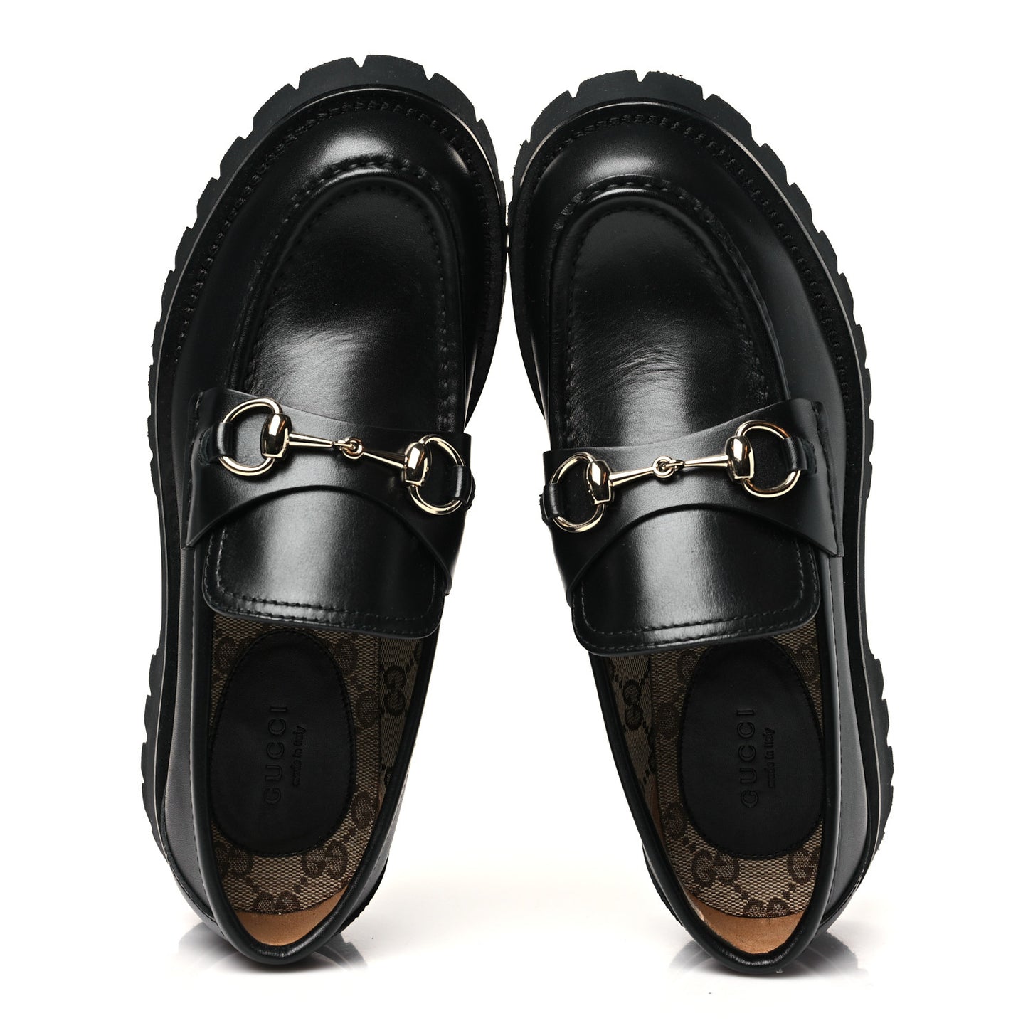 Betis Glamour Calfskin Womens Horsebit Loafers 38 Black