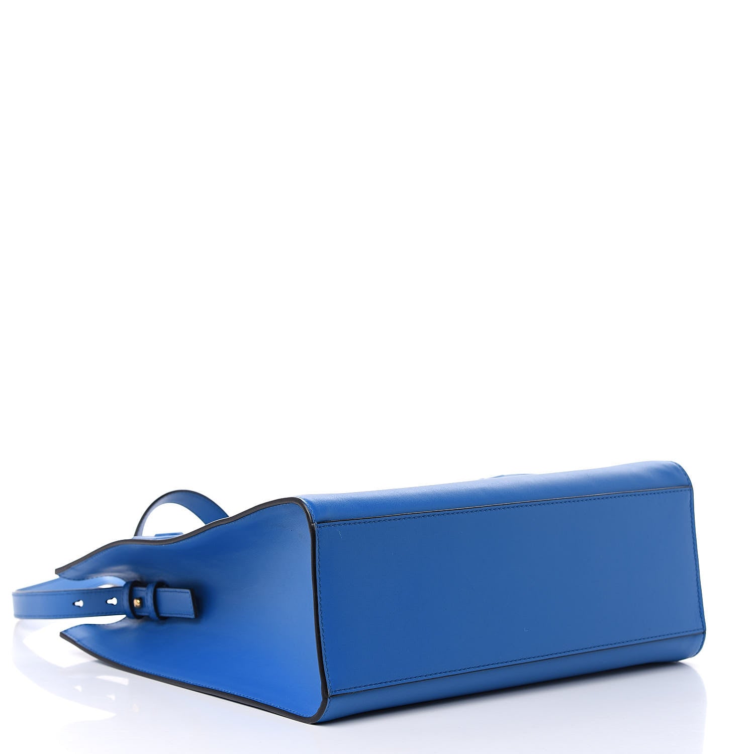 Versace Vitello Tribute X Tote Blue 4 of 9