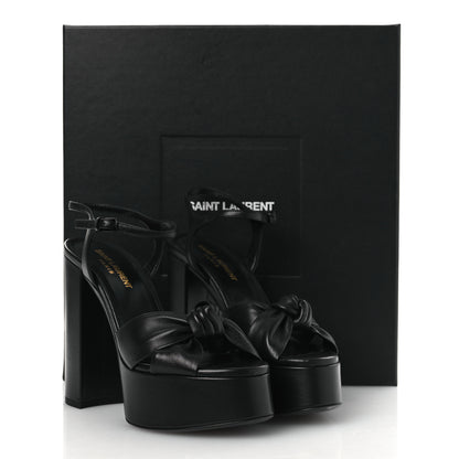 Saint Laurent Vendome Bianca 85 Platform Sandals 36.5 Black 12 of 12