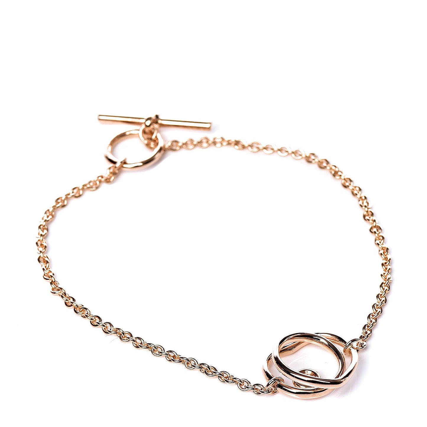 18K Rose Gold Diamond TPM Vertige Coeur Bracelet SH