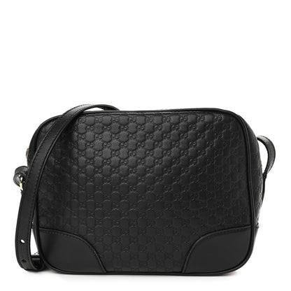 Gucci Microguccissima Mini Bree Messenger Bag Black 1 of 13