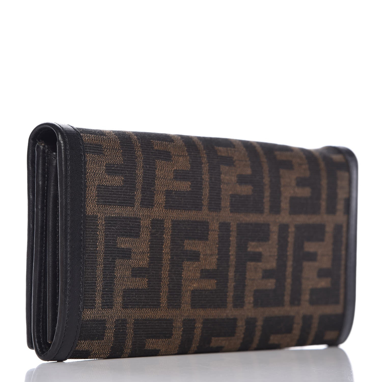 Fendi Zucca Continental Wallet Tobacco 3 of 12