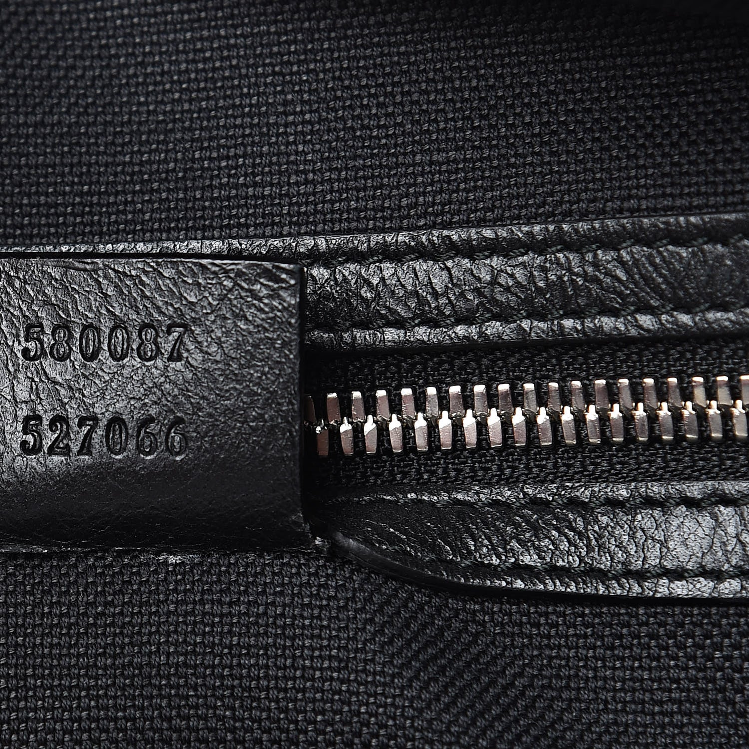 Gucci Fluffy Calfskin Morpheus Weekender Duffle Black 7 of 13